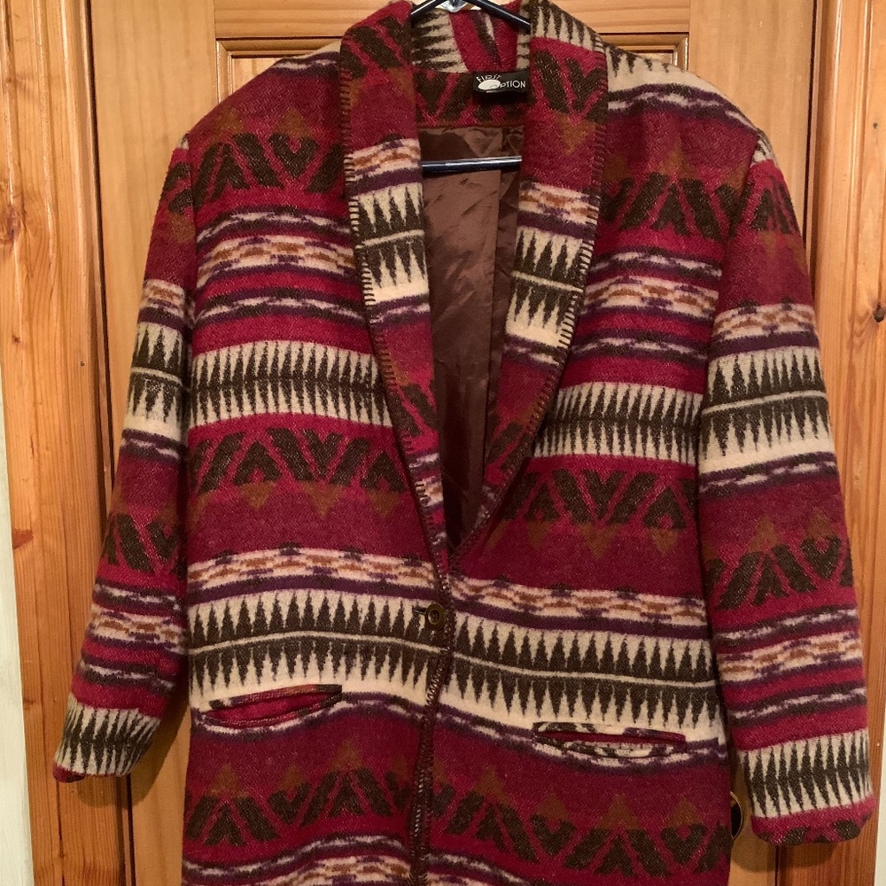 Tribal Pattern Winter Coat
